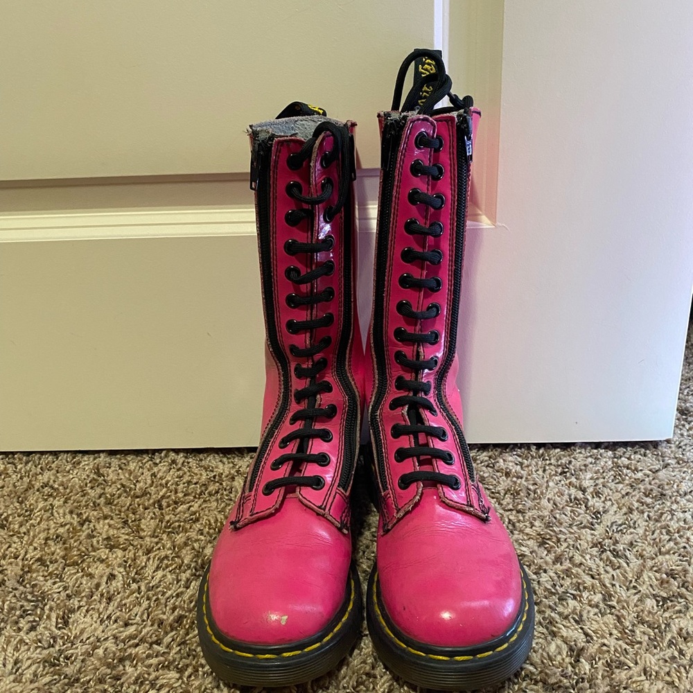Pink 1914 Doc Marten Boots